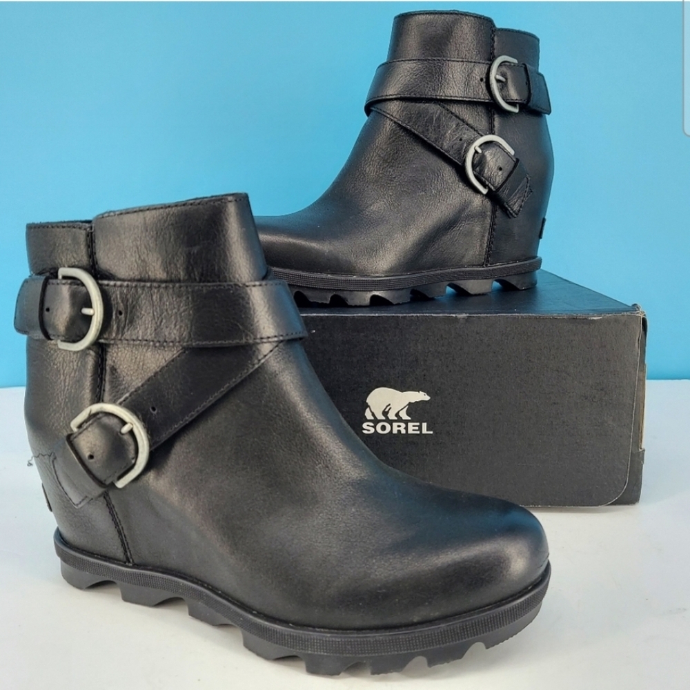 Sorel Joan of Arctic Wedge II Buckle Boot Leather